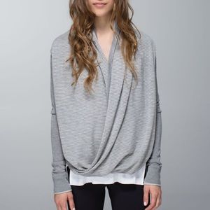 Lululemon Iconic Sweater Wrap Heathered Grey